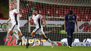 Leo Ramos celebra anotación contra el Veracruz