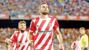 Stuani festeja un gol con el Girona