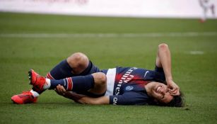 Cavani sufre lesión en el partido del PSG vs Bordeaux 