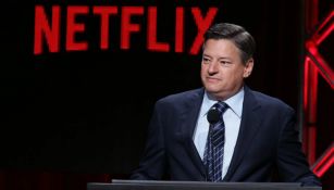 Ted Sarandos durante una conferencia de Netflix