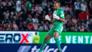 Alfonso Blanco festeja un gol del Pachuca