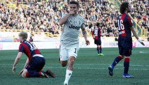 Dybala celebra anotación con la Juventus 