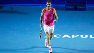 Rafael Nadal celebra su victoria en el Abierto Mexicano