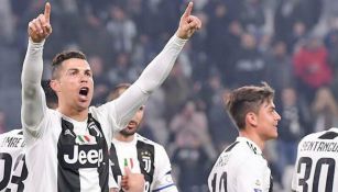 Cristiano celebra anotación con la Juventus
