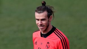 Gareth Bale en un entrenamiento con el Real Madrid
