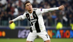 Cristiano festeja victoria de la Juventus en Champions 