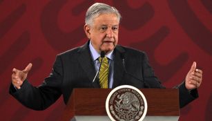 López Obrador durante su conferencia matutina 
