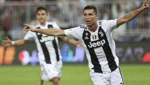 Cristiano Ronaldo celebra anotación con la Juventus 