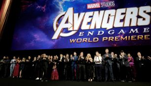Elenco de Marvel durante la premier de Avengers: Edgame