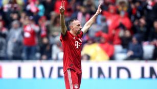 Ribery se despide de la afición del Bayern 