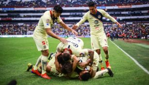 América celebra victoria en La Liga MX 