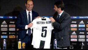 Allegri, en conferencia de prensa con la Juventus 