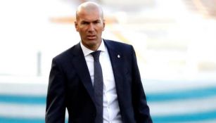 Zidane, en un partido de Real Madrid