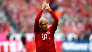 Robben durante su último partido con el Bayern Munich 