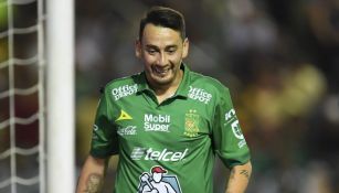 Rubens Sambueza sonríe durante la Final entre León y Tigres