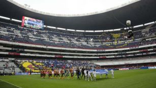 Estadio Azteca previo a un encuentro de Liga MX 