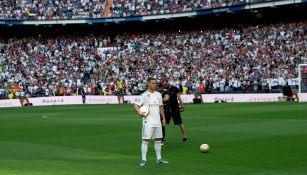 Eden Hazard en su presentación con el Real Madrid