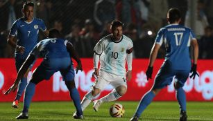Lionel Messi, en juego contra Nicaragua