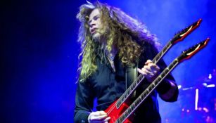 Dave Mustaine, durante un concierto de la banda Megadeth