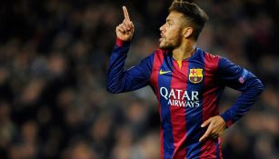 Neymar en su paso con Barcelona