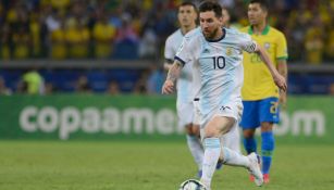 Lionel Messi, durante el duelo ante Brasil de Copa América 