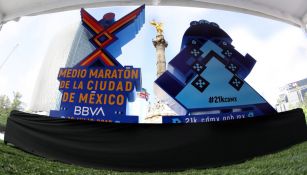 Presentación de playera y medalla del Medio Maratón de la CDMX