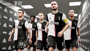 Aspecto de los jugadores de la Juventus en el PES 2020
