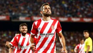 Cristhian Stuani tras anotar un gol con el Girona