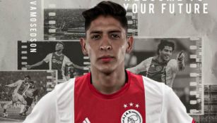 Edson Álvarez es presentado con el Ajax