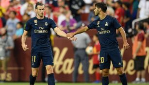 Asensio da la mano a Bale tras el primer gol de Real Madrid 
