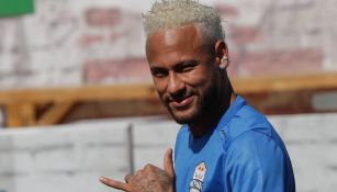 Neymar, durante un evento en Brasil 