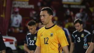 Agustín Marchesín durante un juego de Argentina