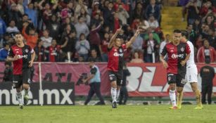Osvaldo Martínez festeja una diana contra Pumas en Copa MX
