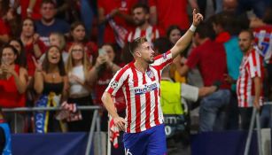 Herrera festeja gol contra Juventus