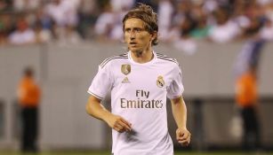 Luka Modric, en un compromiso con el Real Madrid 