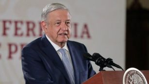 Andrés Manuel López Obrador duran su conferencia de esta mañana