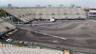 Trabajos en el AHR previo al Gran Premio de México