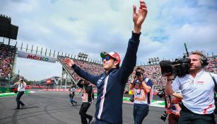 Checo Pérez en el Gran Premio de México del año pasado