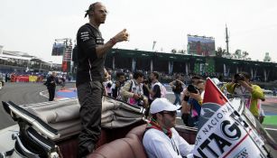 Lewis Hamilton, ganador del GP de México