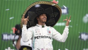 Lewis Hamilton en el GP de México