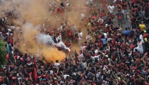 Disturbios en desfile del Flamengo