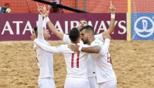 Portugueses celebran pase a la Final del Mundial de Playa
