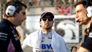 Checo Pérez, durante el Gran Premio de Abu Dhabi