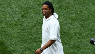 Ronaldinho volvió a jugar en México