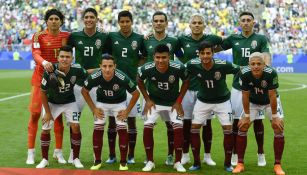 La Selección Mexicana que enfrentó a Brasil en Rusia 2018