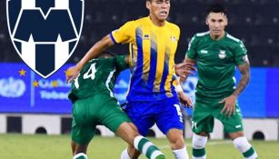 Héctor Moreno en juego con el Al Gharafa ante el Al-Ahly