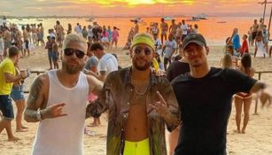 Neymar pasó las fiestas decembrinas en su natal Brasil