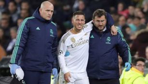 Hazard se queja tras salir lesionado con el Real Madrid