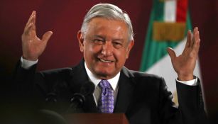López Obrador, durante un discurso mañanero