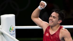Misael Rodríguez tras ganar una pelea en Río 2016